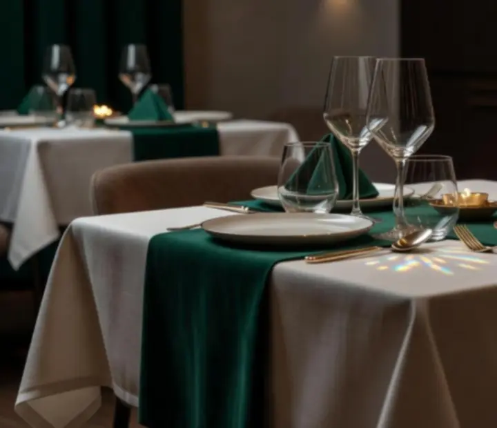 Ambiance de table raffinée au restaurant Sélection Classement